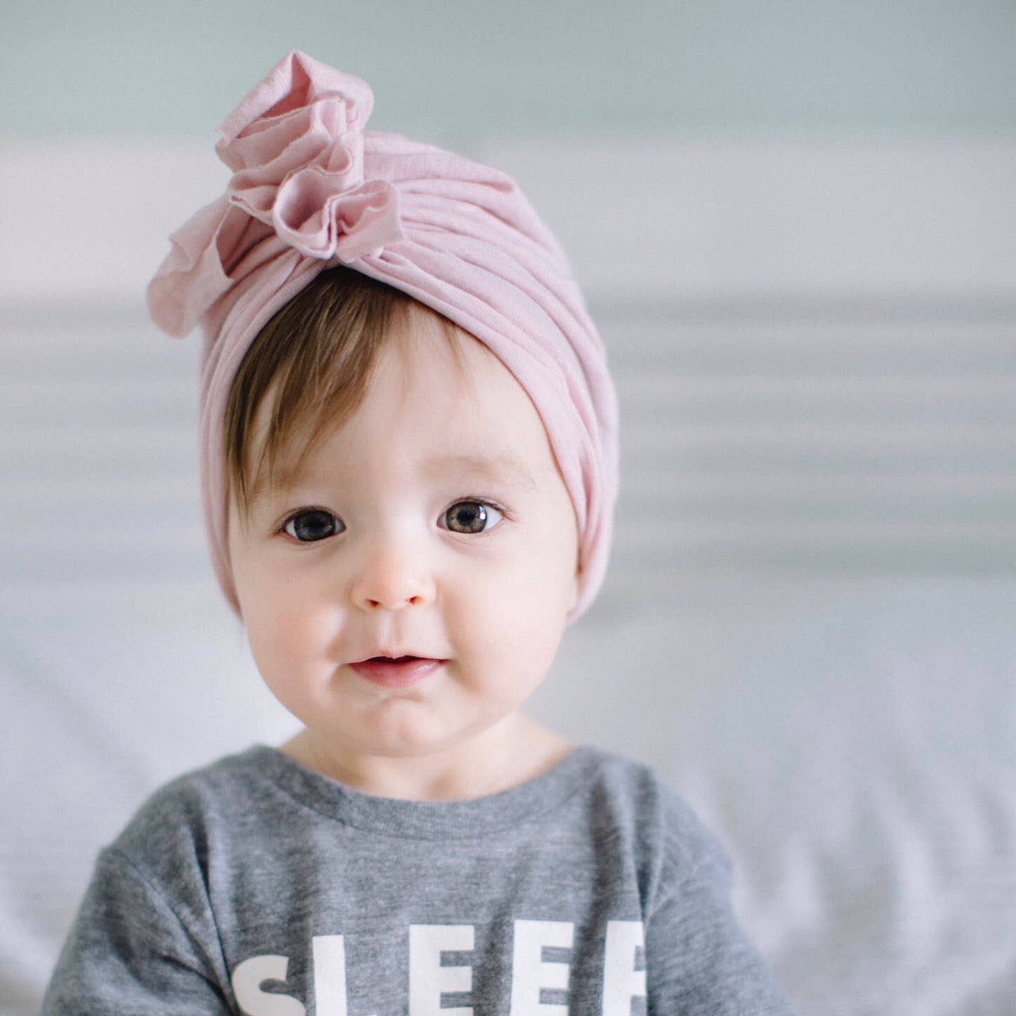 BluTaylor® - Wholesale Baby Headwrap - Baby - Vintage Head Wrap Hat - Blush1