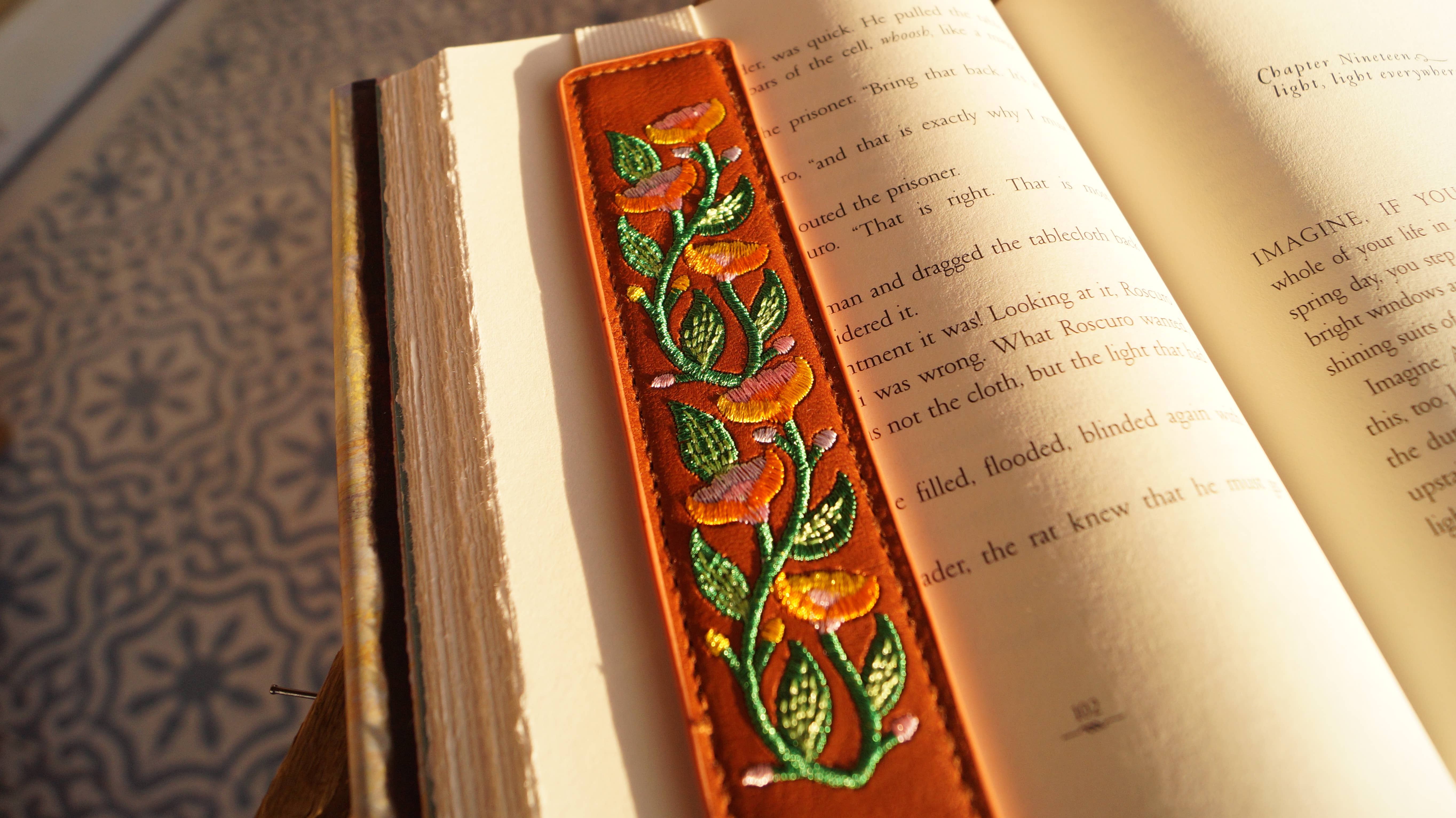 Denik - Wholesale Bookmark - Molina Vine - Embroidered Elastic Bookmark5