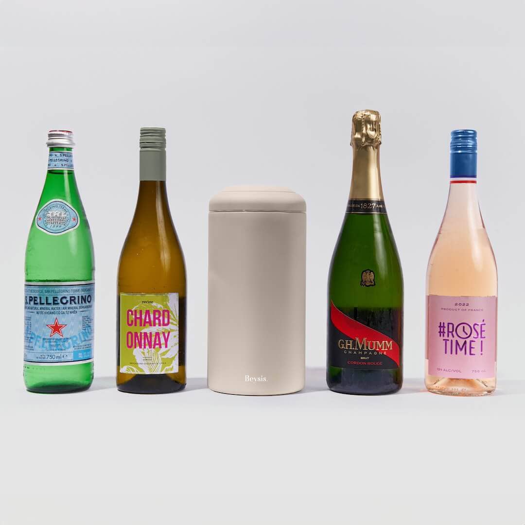 Beysis - Wholesale Wijnemmer - Beysis wijnkoeler van dubbelwandig roestvrij staal voor 750 ml flessen17