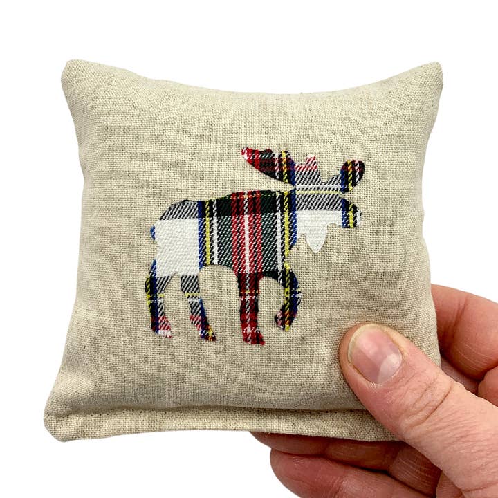 Moose Sachet - Choice of Size, Scent, and Applique Pattern for wholesale by Perry Home Naturals