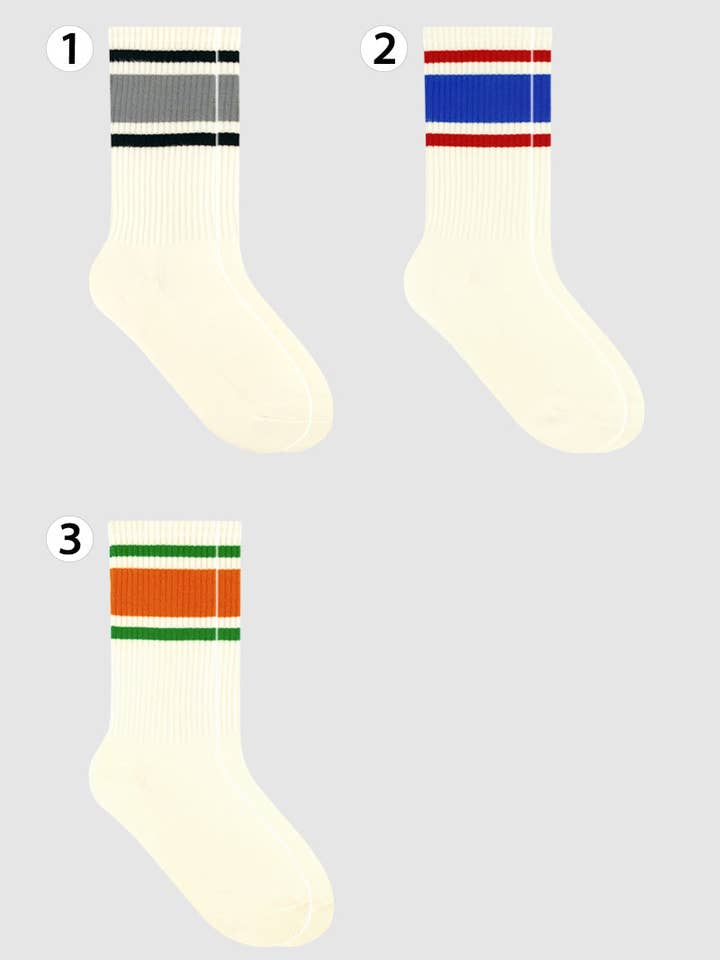 Women's Crew Retro Style 2 Socks for wholesale by 7DAYSSOCKS