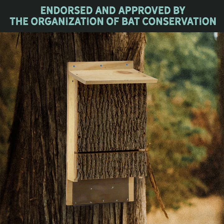 Kurated Korner - Wholesale Bird House - Uncle Dunkle's OBC Endorsed Wooden Bat House