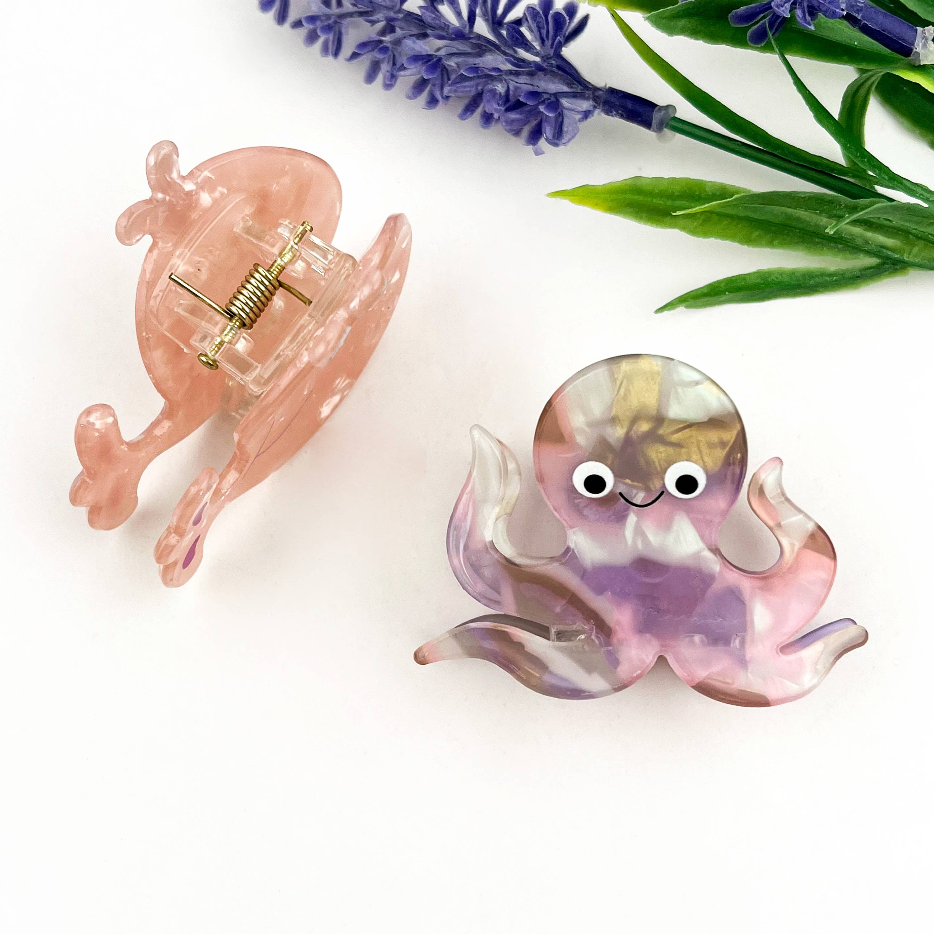 mildstyles - Wholesale Hair Clip - Women's - Octopus & Whale Ocean Animal Acrylic Hair Claw Clip6