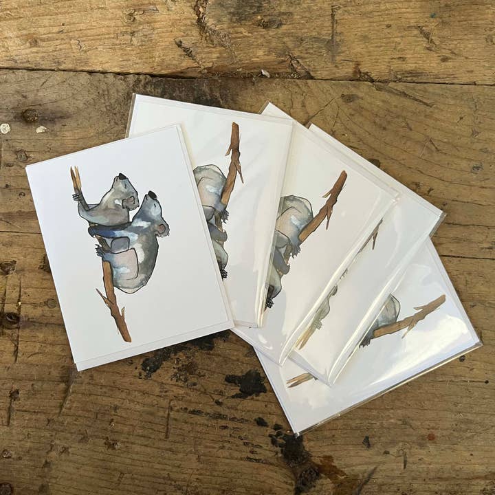 Brienne Cosman Design - Vente Cartes de Saint-Valentin - Carte Koala sexy