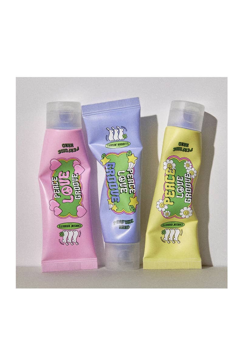 PINEAPPLE Beauty - Wholesale Hand Cream/Lotion - Chasin Rabbits CHA015 Peace LOVE Groove Hand Cream - 5 pcs5