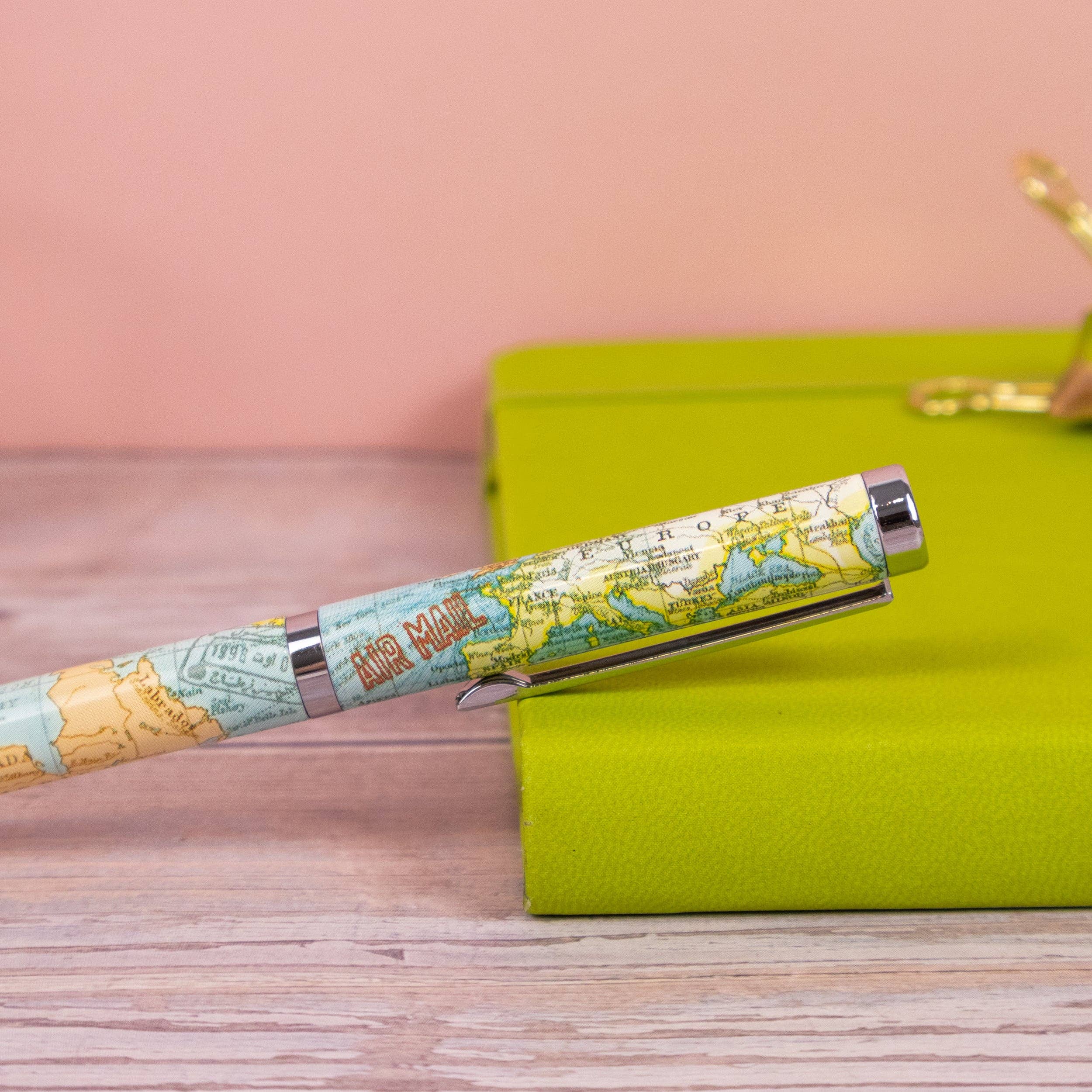 Robert Frederick Ltd – wholesale Pen – Vintage Map Ballpoint Pen in Gift Box5