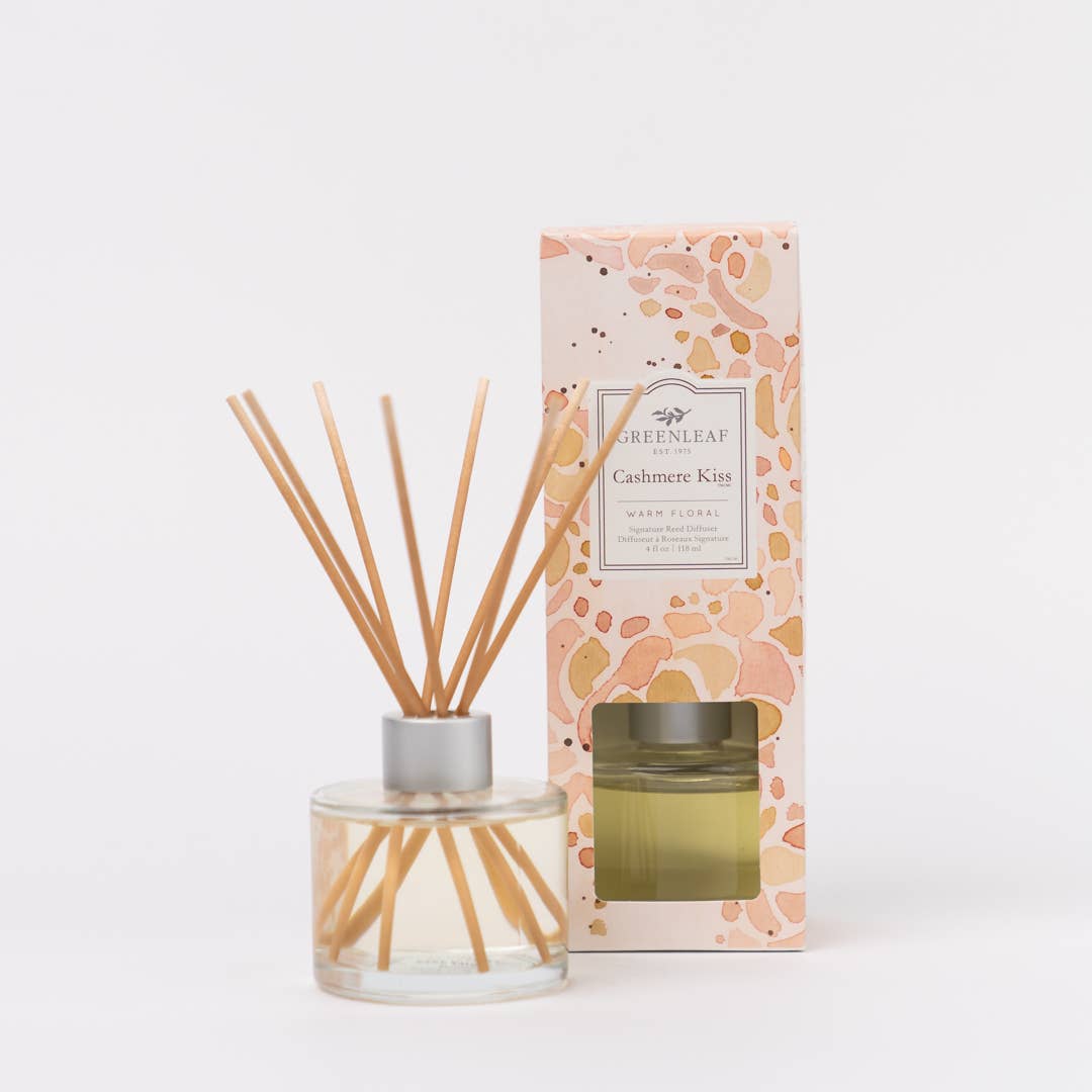 Greenleaf Gifts - Wholesale Reed Diffuser - Cashmere Kiss Reed Diffuser 4 Pack1