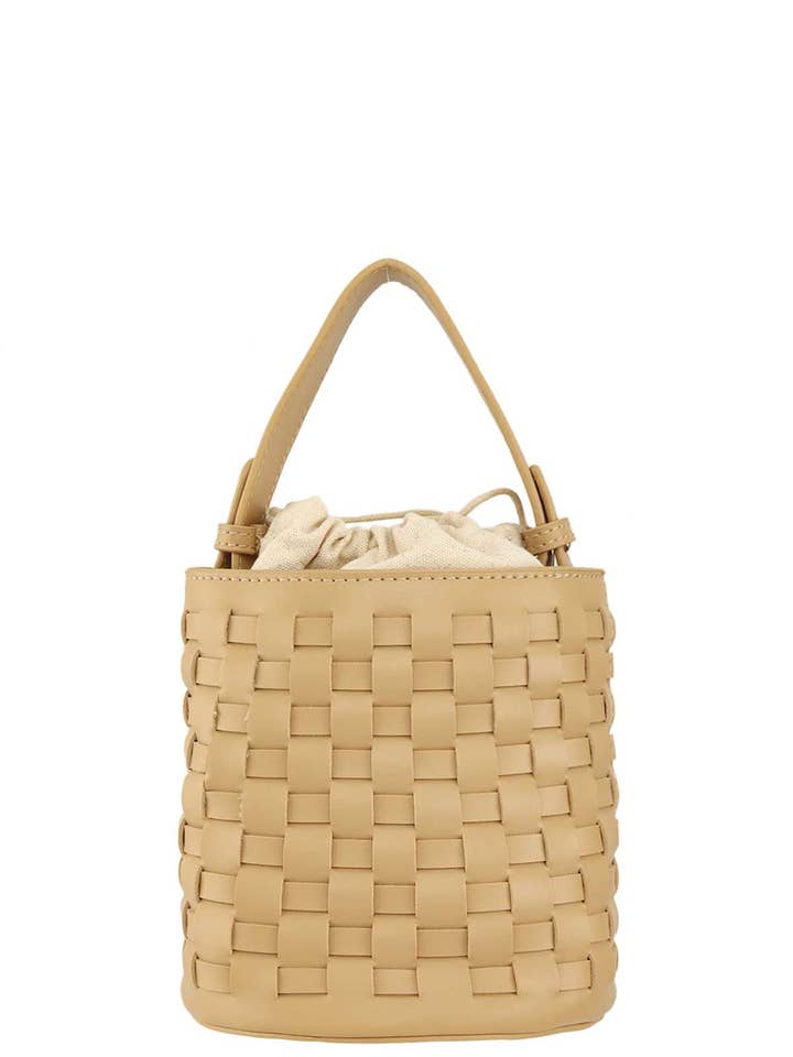 CHECKERED PU LEATHER POCKET BAG 2360-1 for wholesale by anbfashion