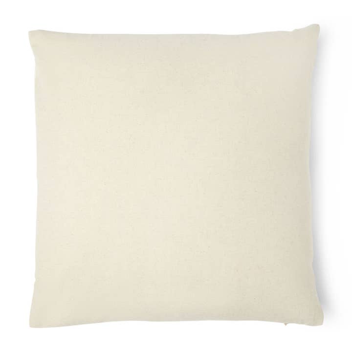 Tawny Hemp Pillow Cover with Hemp Cotton Suede on the Back for wholesale by Urban Re-Leaf Home Uncharacteristically Hemp