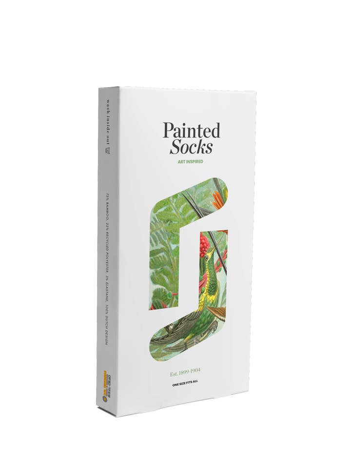 PAINTED - Wholesale Socks - Unisex - Socks by Haeckel (Trochilidae) | Painted3