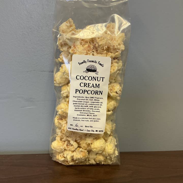 Popcorn al Cocco Crema, Preferito dalla Famiglia per la vendita all'ingrosso da parte di Thumbknuckle Market Inc