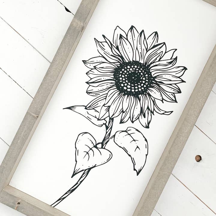 Ashwood Designs - Wholesale Sign - Sunflower