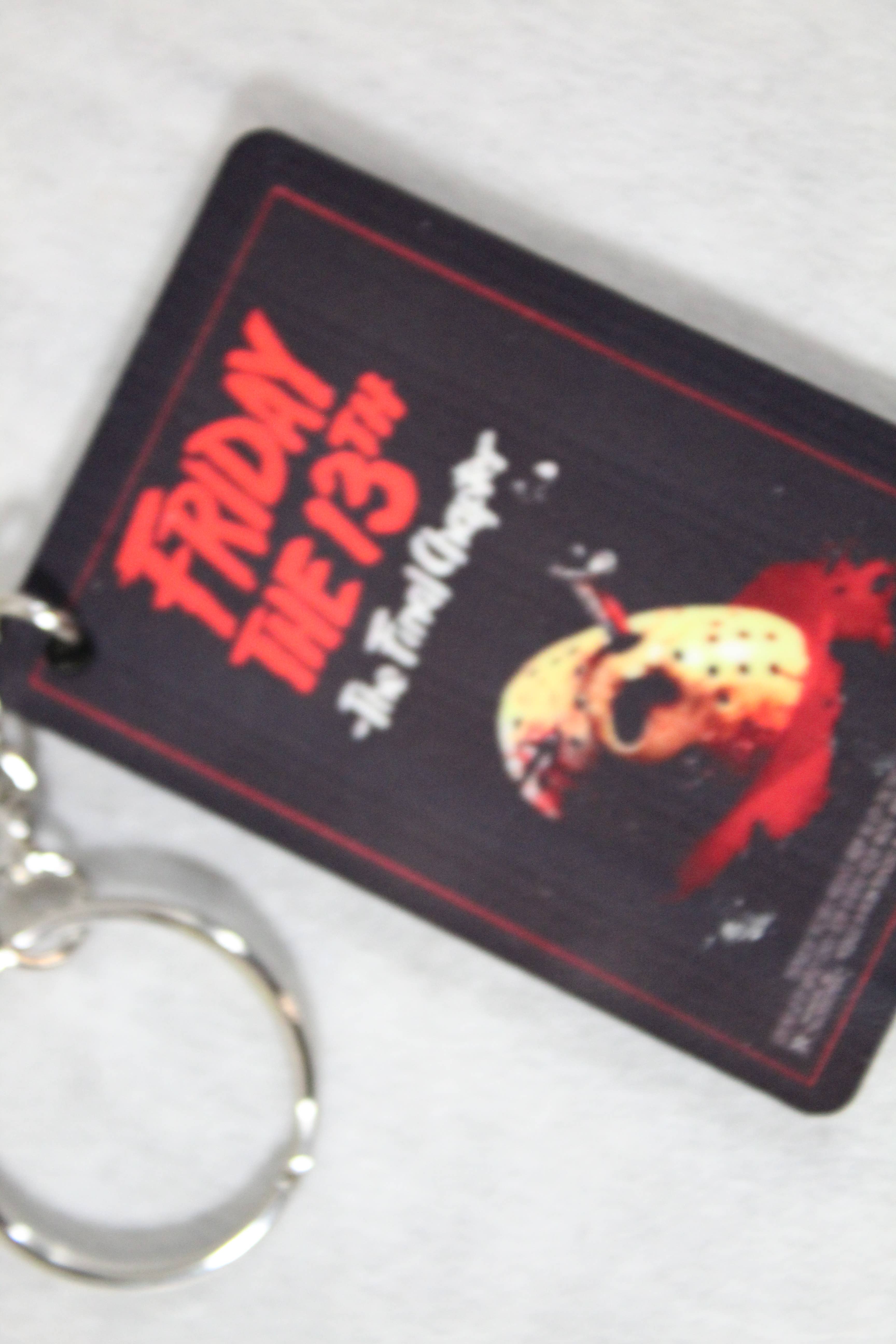 Raven Design – wholesale Keychain – Unisex – Friday the 13th The Final Chapter Movie Poster Keychain1