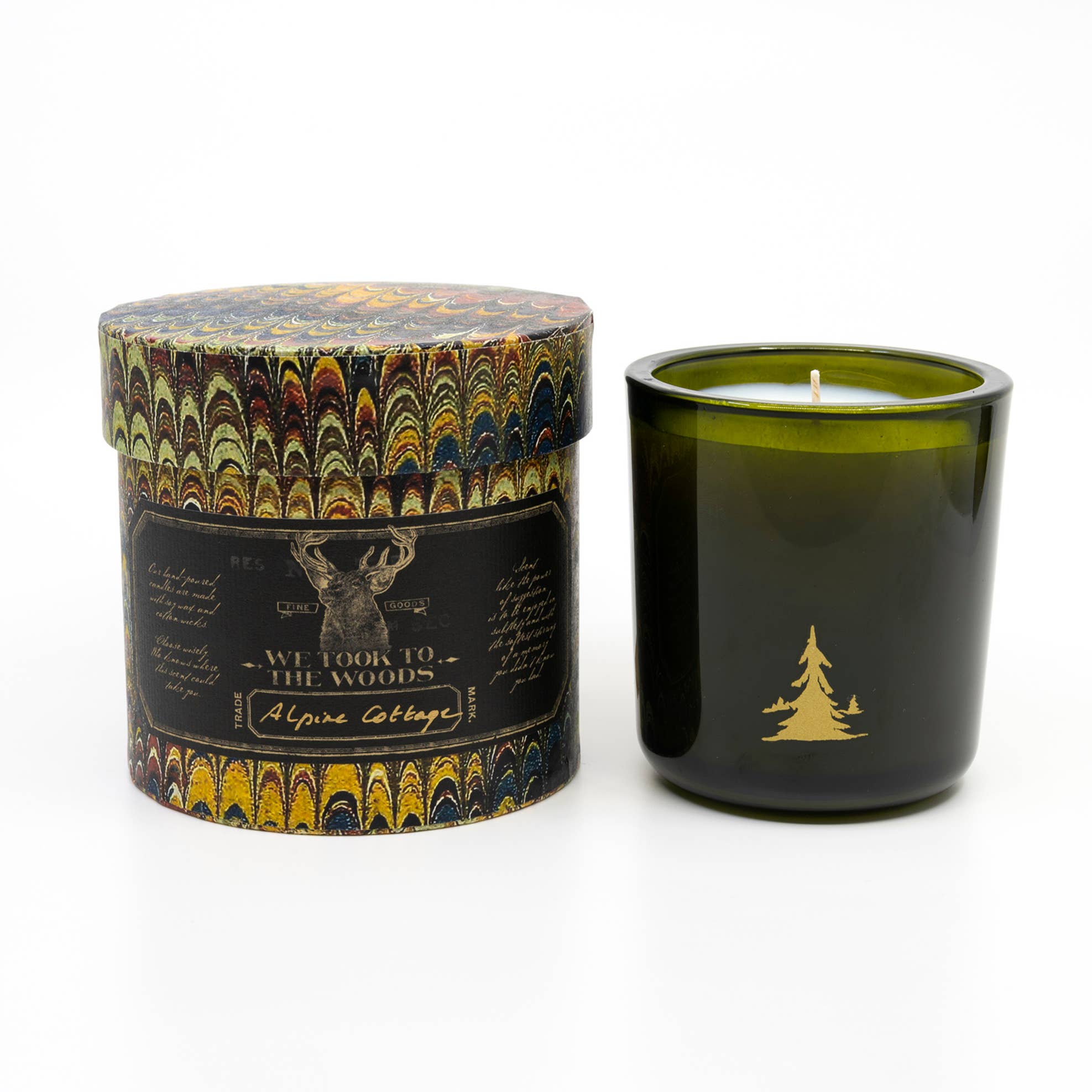 We Took To The Woods – wholesale Jar/filled candle – Alpine Cottage - Marble0