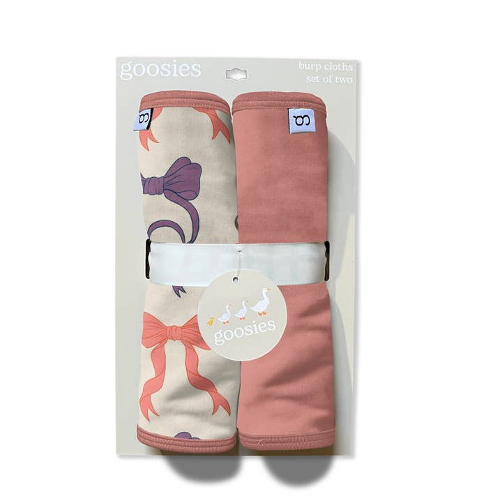Bows - Burp Cloth Set (Discontinued) for wholesale by Goosies