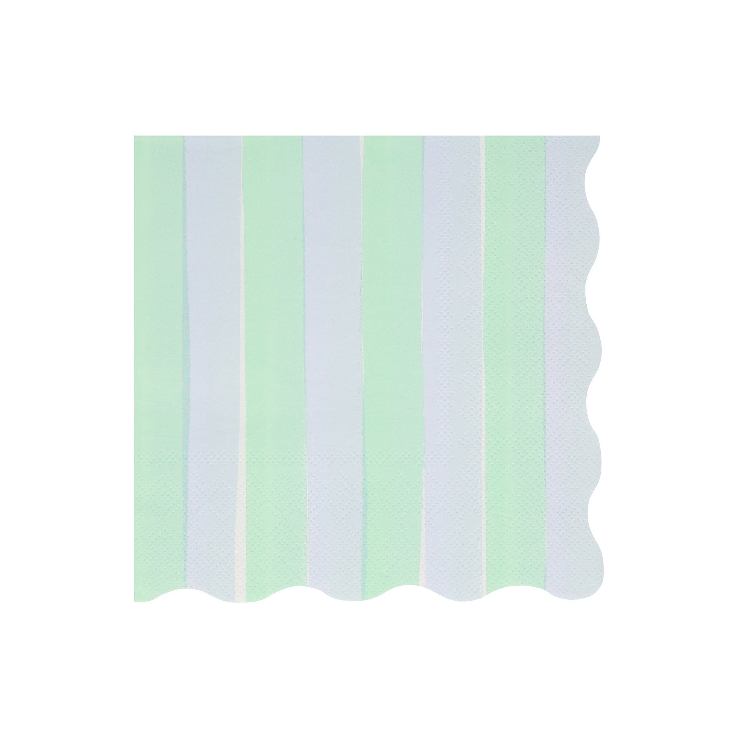 Meri Meri – wholesale Disposable napkin – Pastel Stripe Large Napkins3