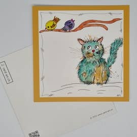 Folded greeting card (subject # 1245). DIN A6 format. for wholesale by CARD-ART