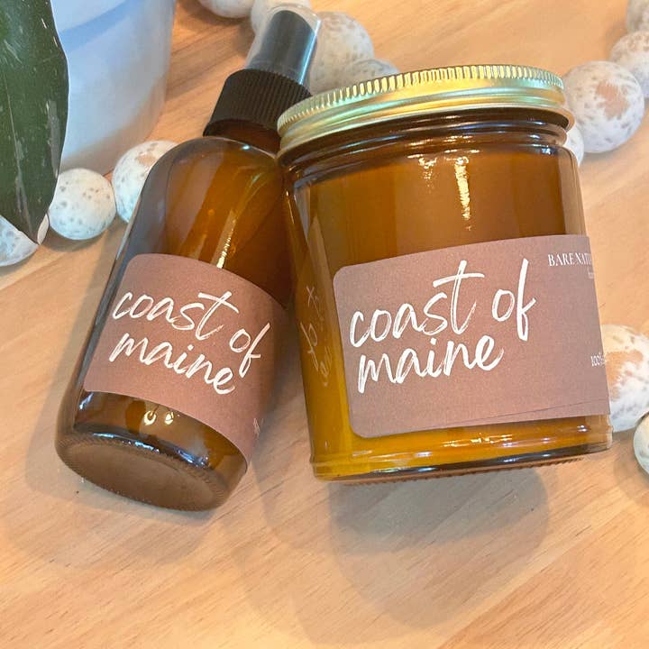 Bare Natural Soap Co - Wholesale Jar/Filled Candle - Coast of Maine | Luxury Soy Candles | Maine Made2