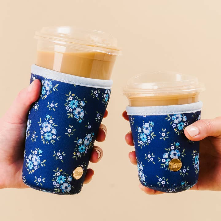 Sip Savvy Drink Sleeve-Endless Daydream Navy Regular for wholesale by The Darling Effect
