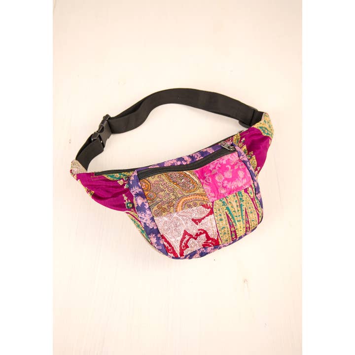 Namaste - Wholesale Belt Bag - Women's - Recycled Sari Bum Bag