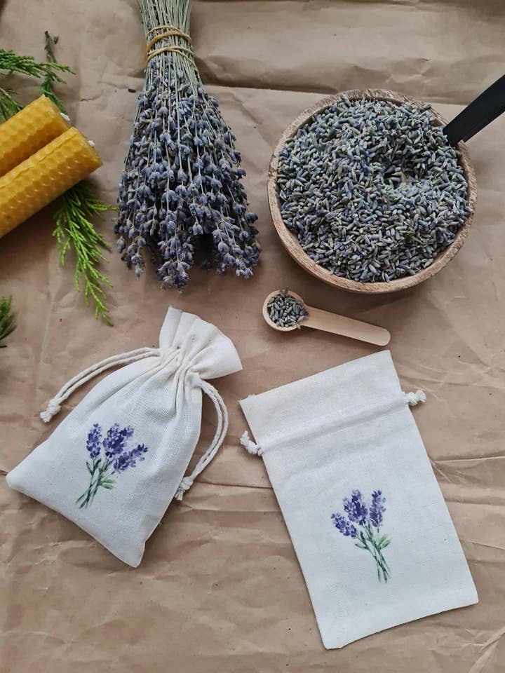 Lavender Sachet, Gift Sachet, Herbal, Rustic Decoration for wholesale by Misbalbahce