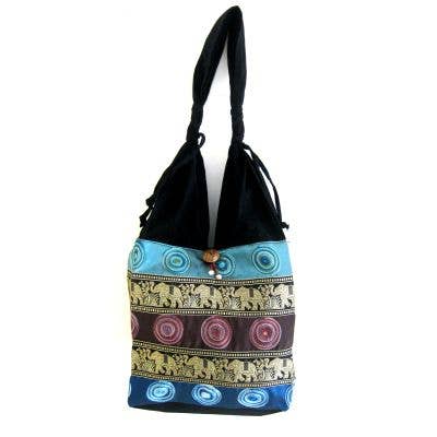 OMA - Eclectic Home - Wholesale Crossbody Bag - Women's - Thai Silk Sling Shoulder Bag Purse - Assorted Designs