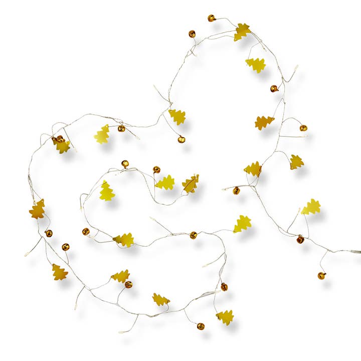 Tree Led String Lights Gold Plastic Christmas for wholesale by tag