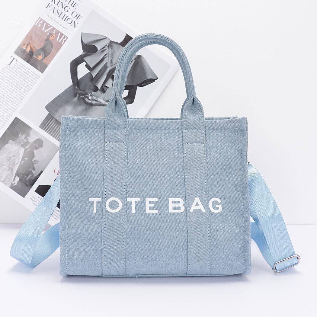3AM BY H&D ACCESSORIES - Wholesale Tote Bag - Women's - Denim Tote Bag1