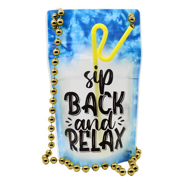 NeckSip - Vente Sacs pour bouteilles de vin - Sip Back And Relax - Sachets à boisson portables (12 oz | paquet de 2)2