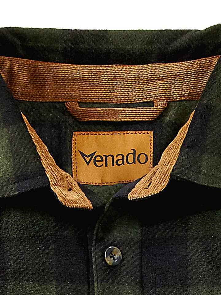 Venado – Großhandel Hemd mit Button-down-Kragen – Herren – Bonfire Fleecehemd3