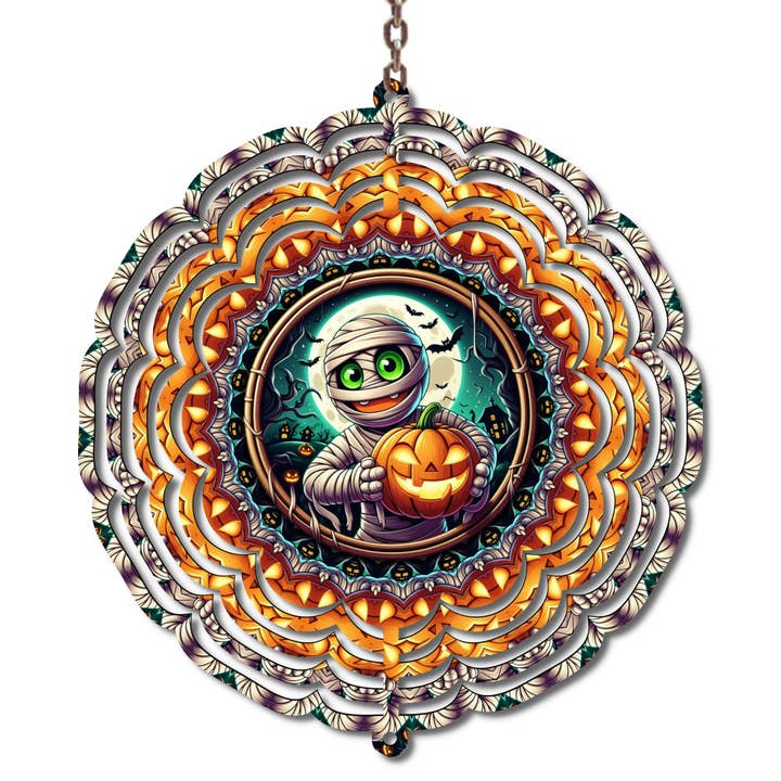 Halloween Mumie Vindspil, Gavebutik, Uhyggelig Sæson for engroshandel hos Uniquely Designed By Rebecca