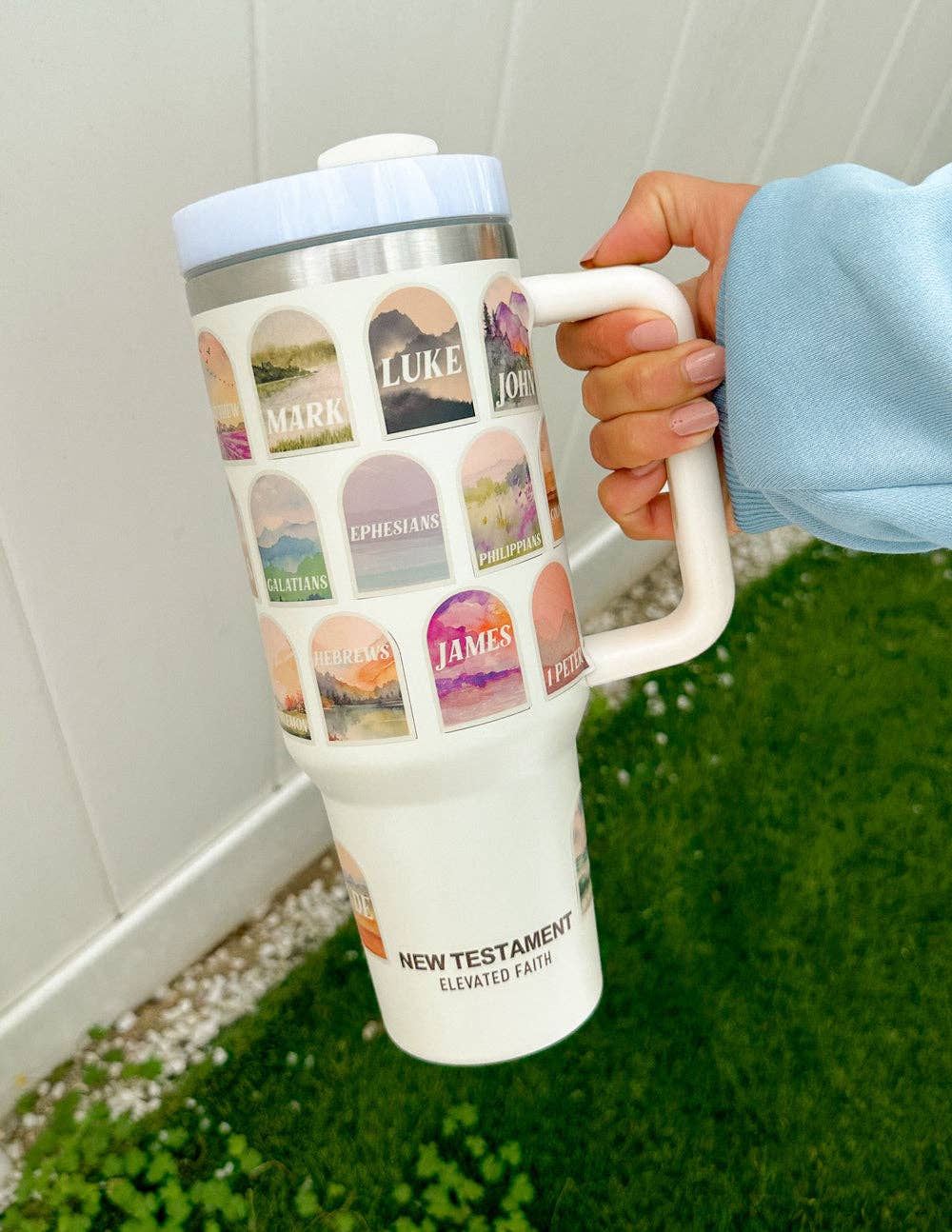 Elevated Faith - Wholesale Insulated Mug/Tumbler - NT Bible Checklist 40 oz Tumbler1