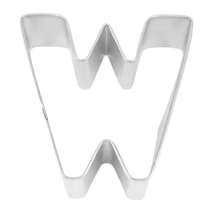 Letter W Cookie Cutter (2.75") for wholesale by R&M International