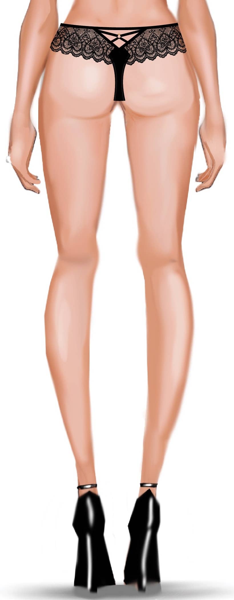 House of Desire - Wholesale Underwear - Women's - VERA LACE & MICRO STRAPPY BACK THONG16