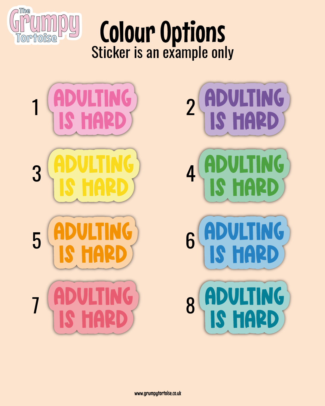 The Grumpy Tortoise - Wholesale Sticker - Waterproof Sticker - I get overstimulated and then hate everything - Sarcastic Sticker - Funny Sticker - Sassy4