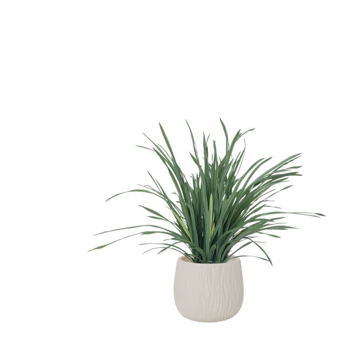 Plantador de relva artificial de 40,6" em concha por atacado de Vintage Home