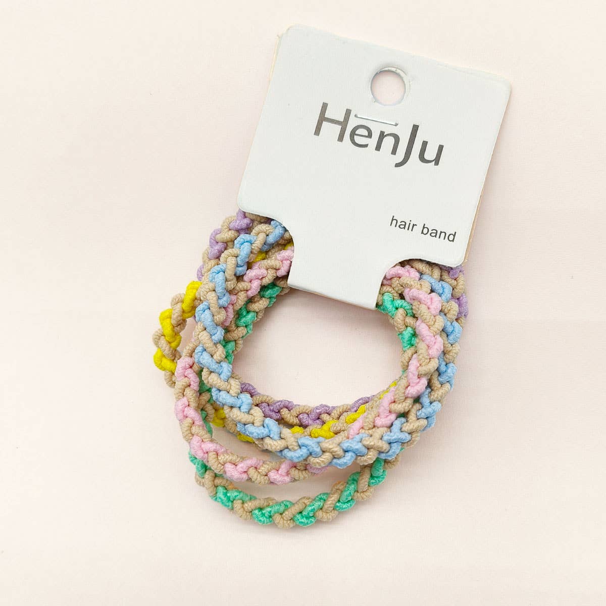 ACCITY - Wholesale Hair Tie - Candy Color Twisted Hair Ties , Cute Rubber Bands- CWAHA03392