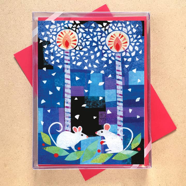 Mice Boxed Holiday Cards for wholesale by Allport Editions