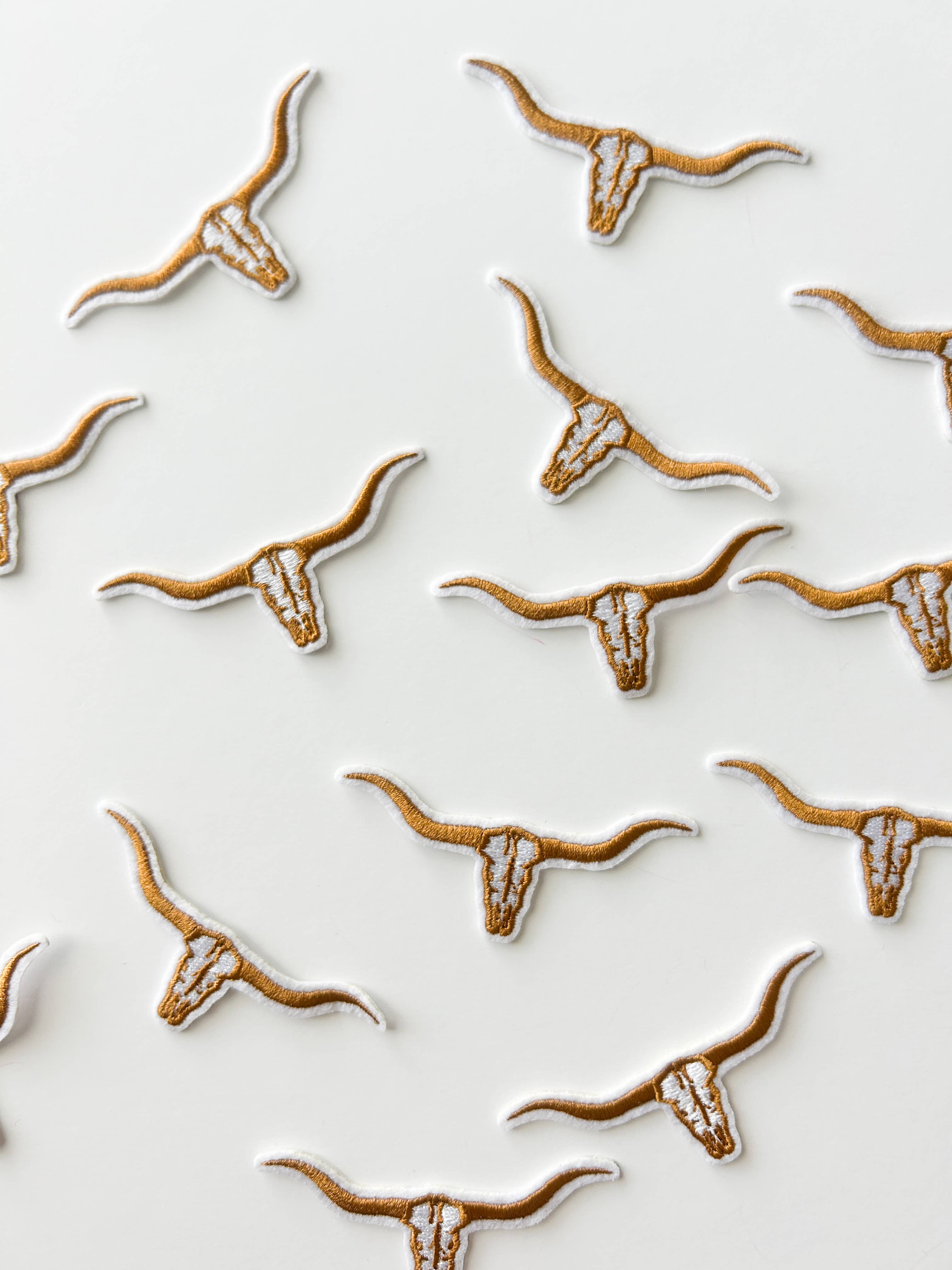 Field Trip Threads - Wholesale Patch - 3 Inch Longhorn Embroidered Iron on Patch2