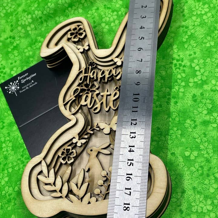 Deluxe Craft DIY Kit EASTER BUNNY 'A' 6 layers | Australian home made for wholesale by Forever Springtime