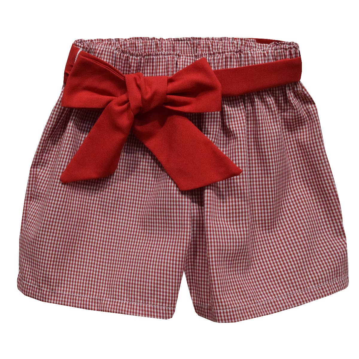Vive La Fete - Wholesale Shorts - Kids - Gingham Girls Short with Sash6