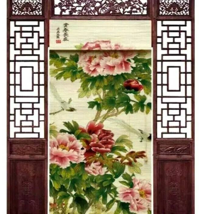 everythingbamboo - Wholesale Curtain - Bamboo Curtain & Screen Blind Rolling Curtain Panel Privacy Custom Size Picture Made to Order10