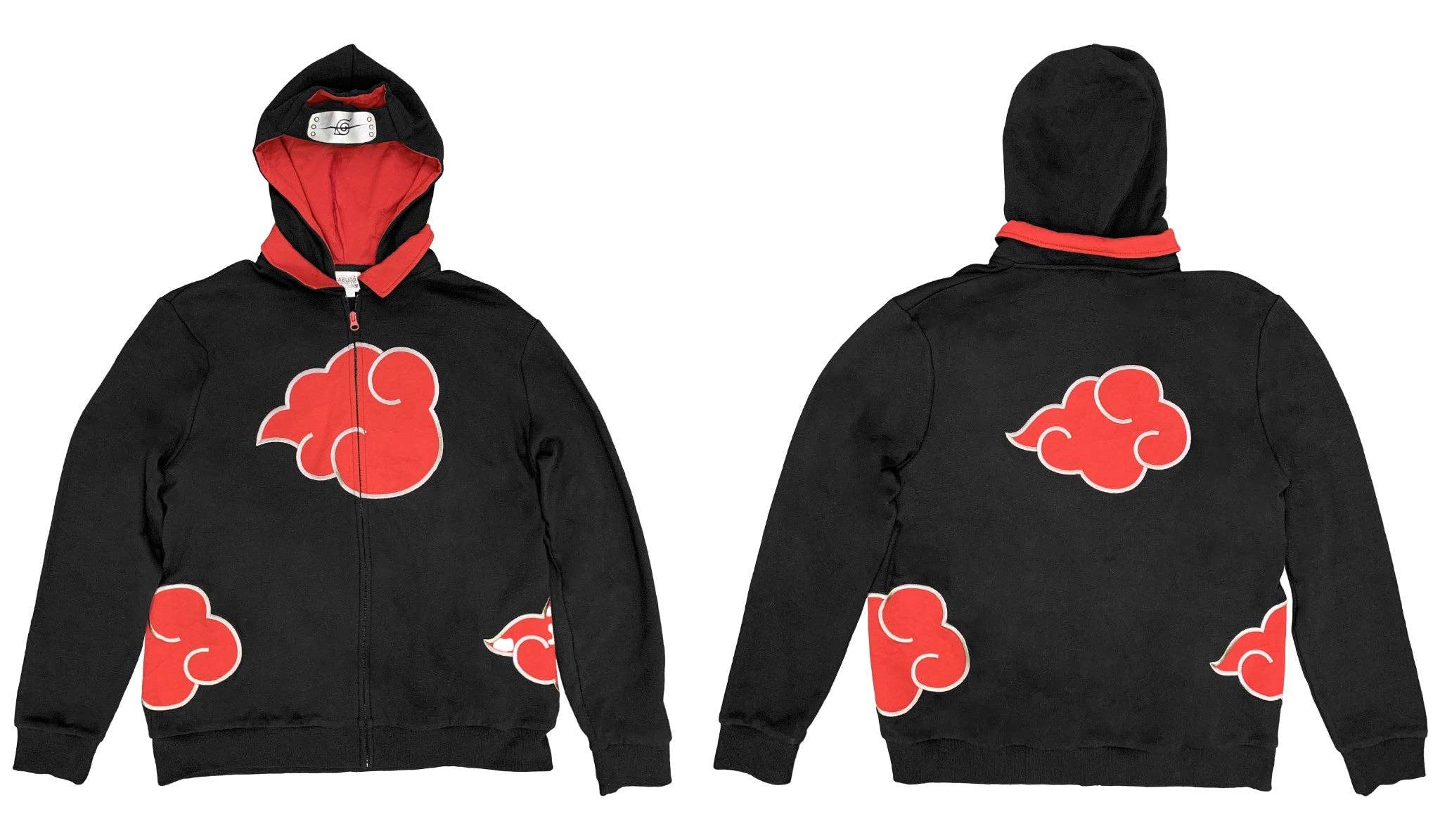 Fundom - Wholesale Hoodie - Unisex - Naruto Shippuden Itachi Akatsuki Hidden Leaf Symbol Cosplay Hoodie With Headband2