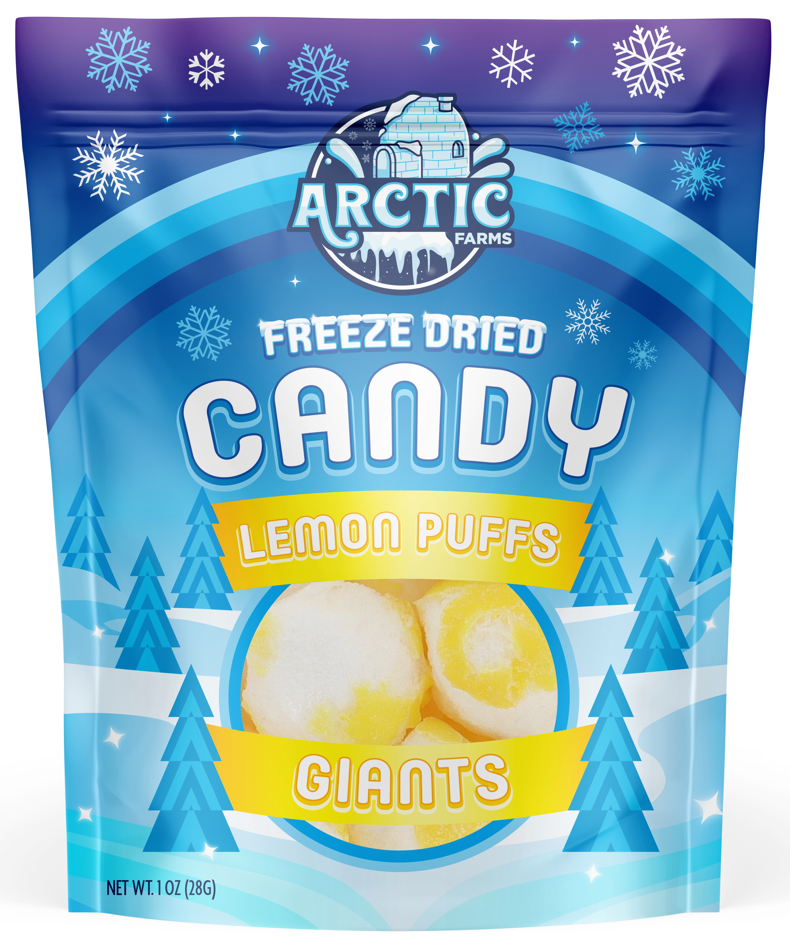Arctic Farms - Wholesale Hard Candy - Lemon Puffs On-the-Go Crunchy Freeze-Dried Halloween Candy4