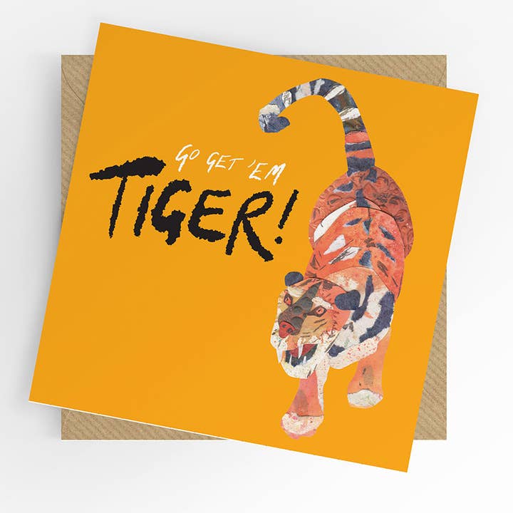 Neue Jobkarte, Hol sie dir, Tiger für den Großhandel von Under the Willow Tree