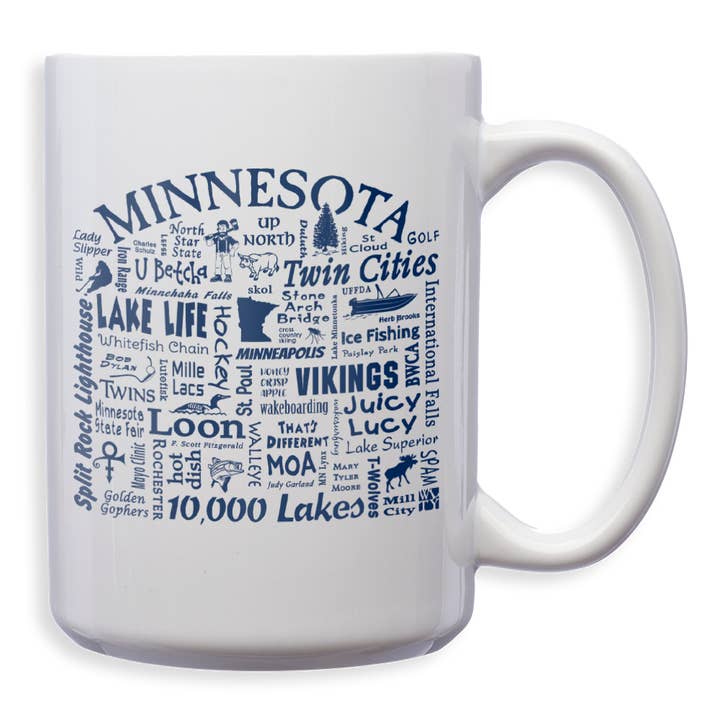 Minnesota Destination Mug - Where Life Takes You for wholesale by The Buffalo Works