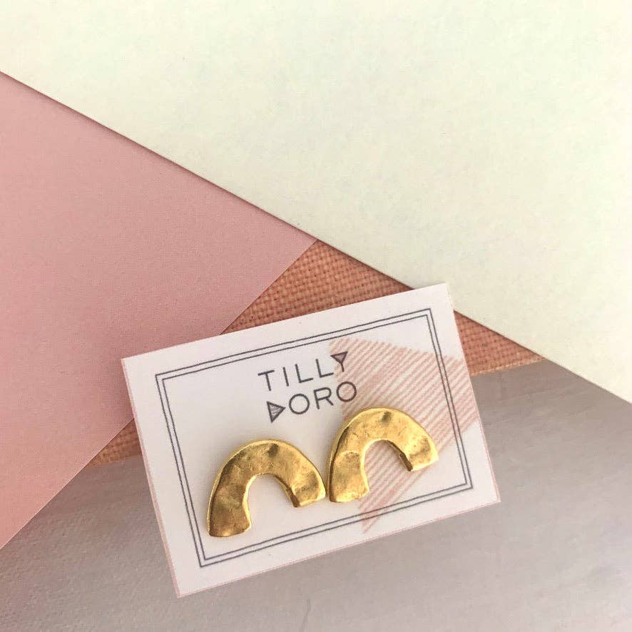 Tilly Doro - Wholesale Stud/Post Earrings - Arc studs3