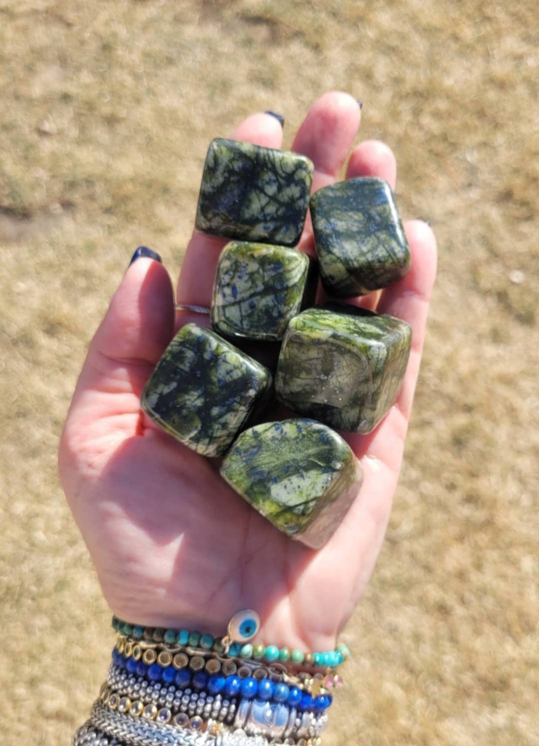 ZARDENIA - Wholesale Spiritual Stone/Crystal - Jungle Serpentine Tumbled Stones1