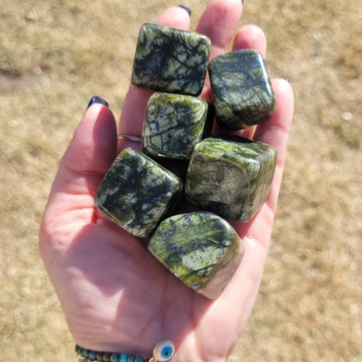 ZARDENIA - Wholesale Spiritual Stone/Crystal - Jungle Serpentine Tumbled Stones1