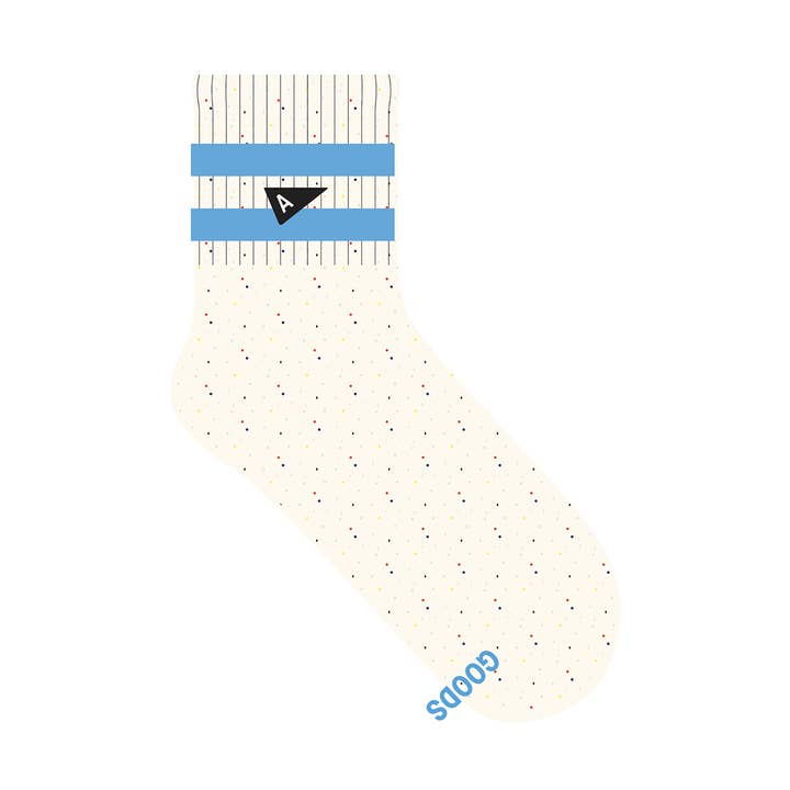 Chaussette Cheville - Rayure Acier pour la vente par Arvin Goods